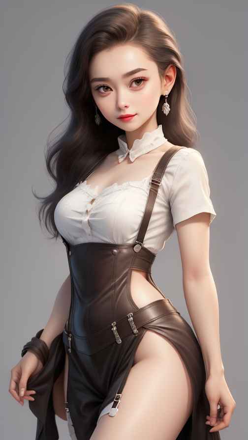 吊带美女