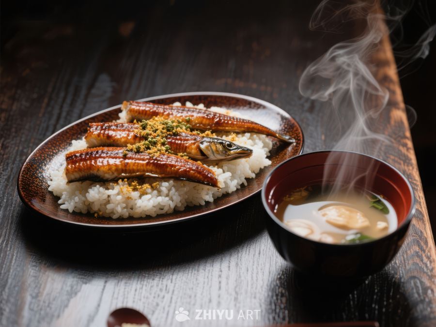 鳗鱼饭与热汤，日式美食 354