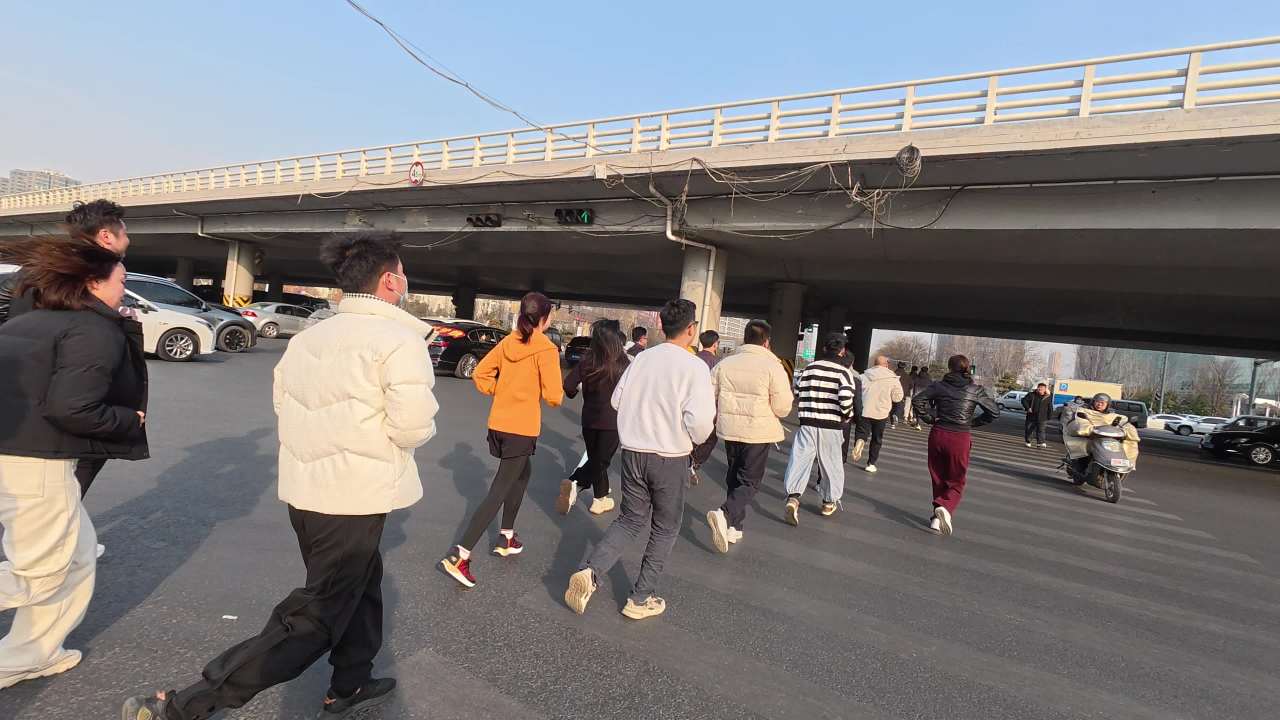城市晨跑