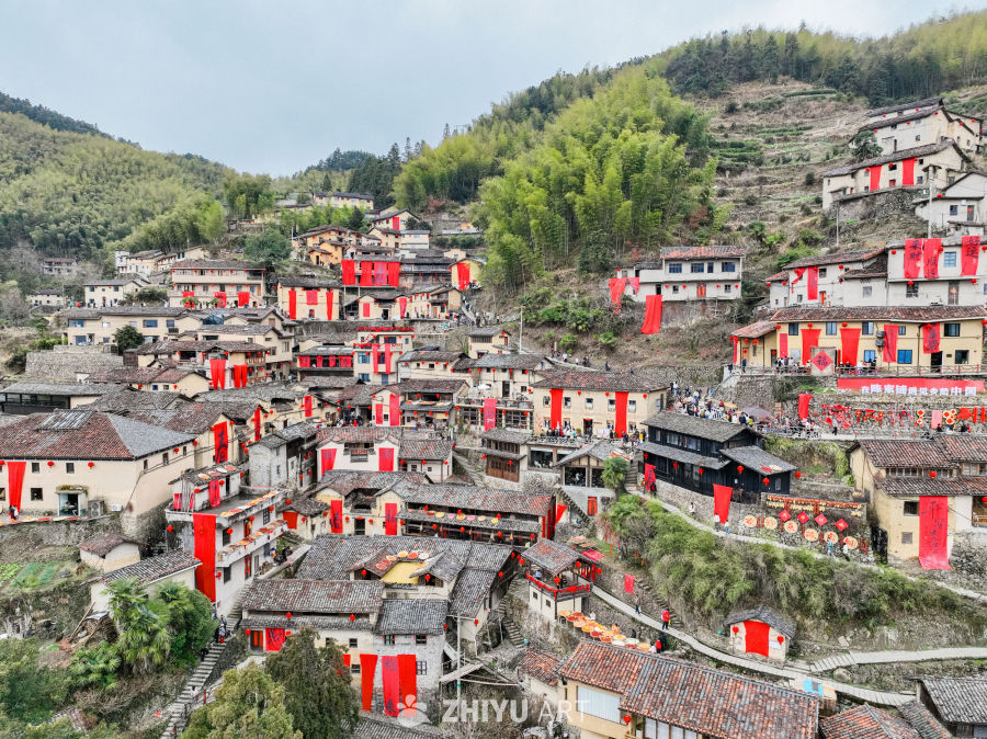 航拍浙江丽水松阳陈家铺村 10