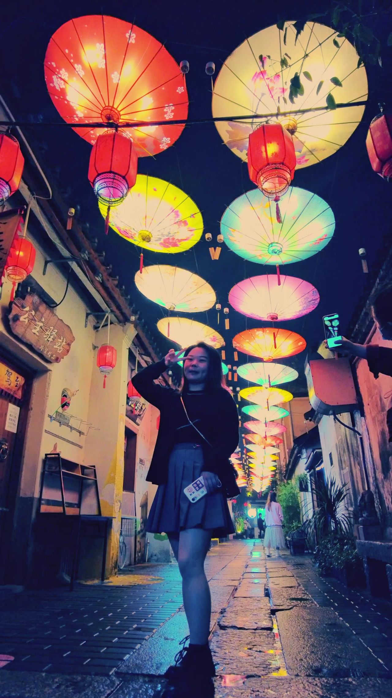 伞灯街的延时