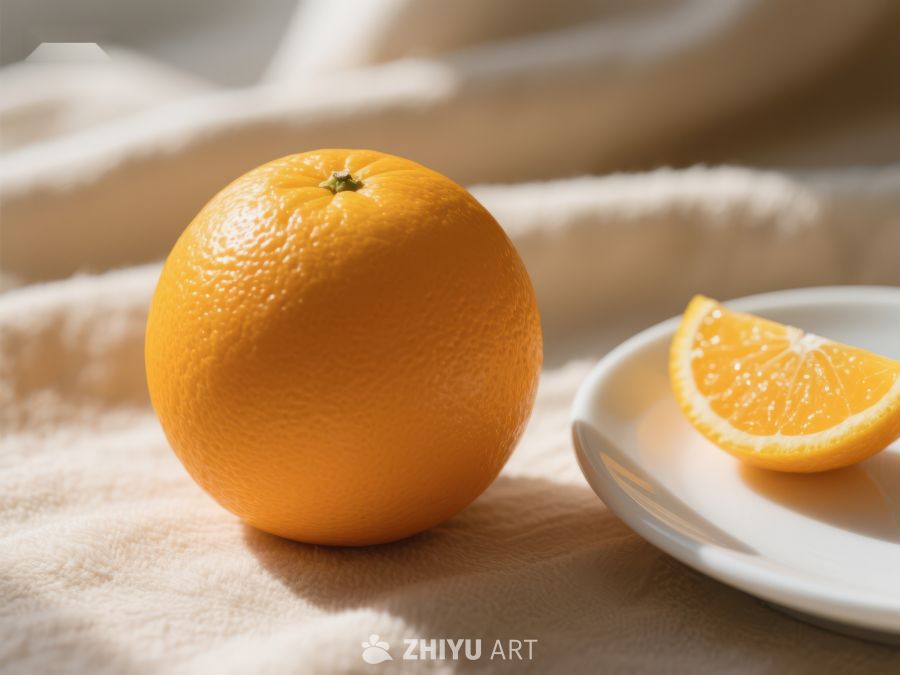 新鲜橙子与切片静物图 569
