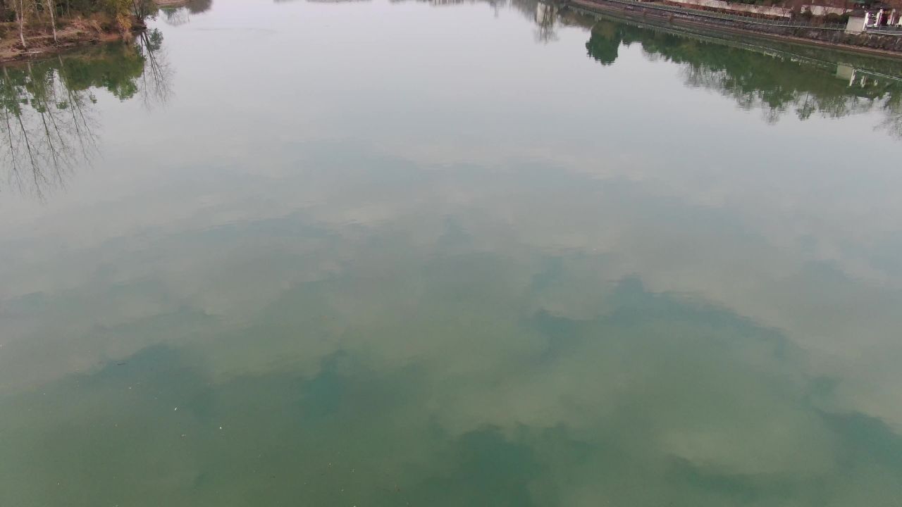 湖南沅江风光航拍 