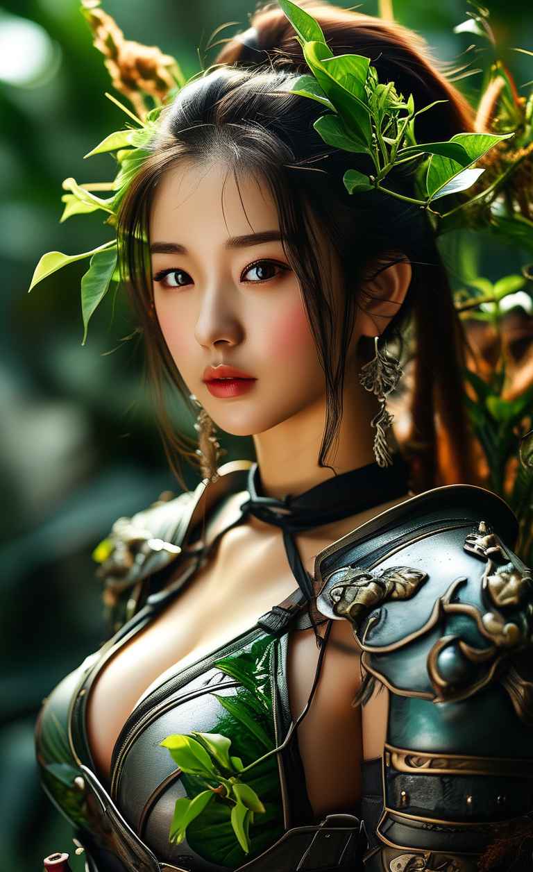 野人美女户外植物 8