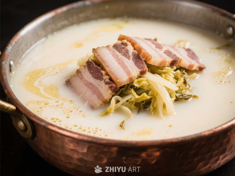 浓汤配腌肉与白菜 452