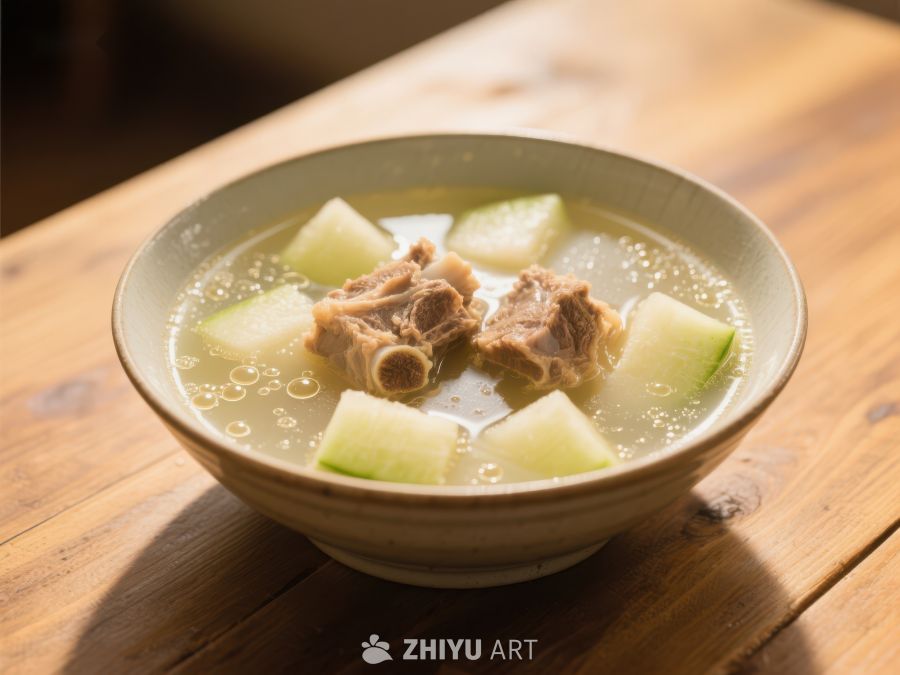 冬瓜排骨汤，清新美味 112