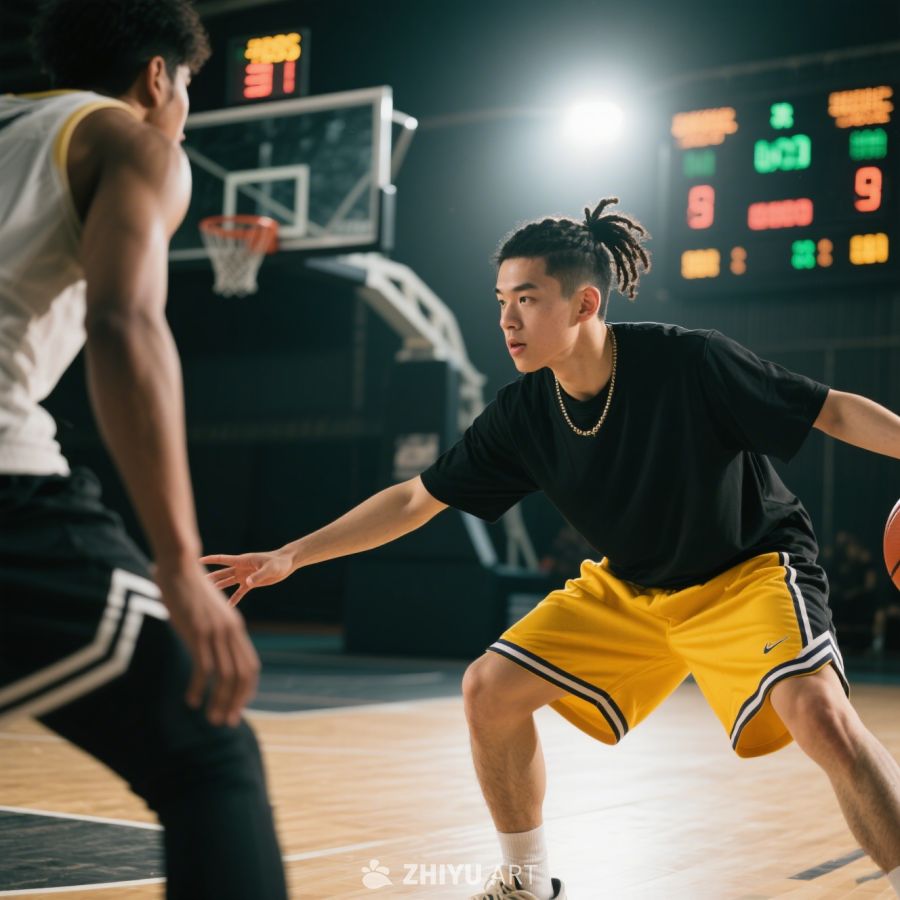 男生打篮球图片 3