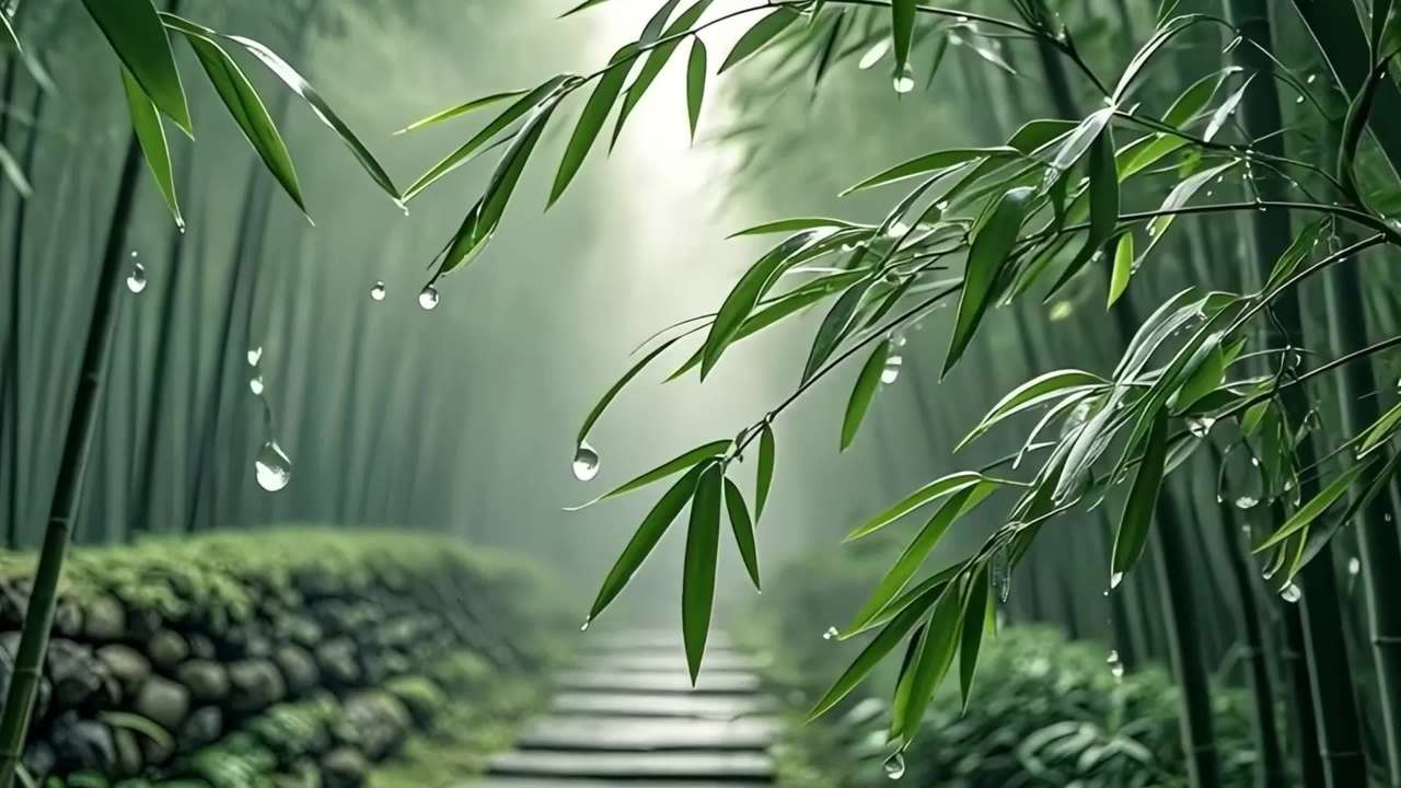 雨后竹林