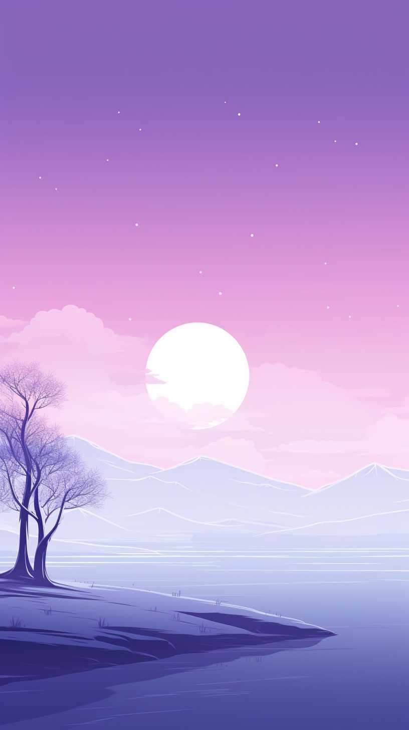 紫色背景艺术图