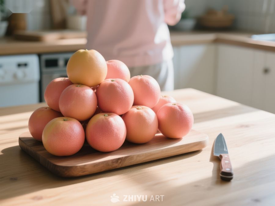 厨房案板上的新鲜苹果 55