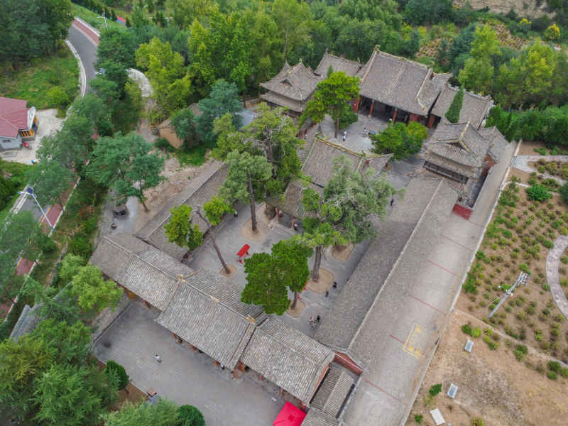 航拍山西晋城古建风光 30