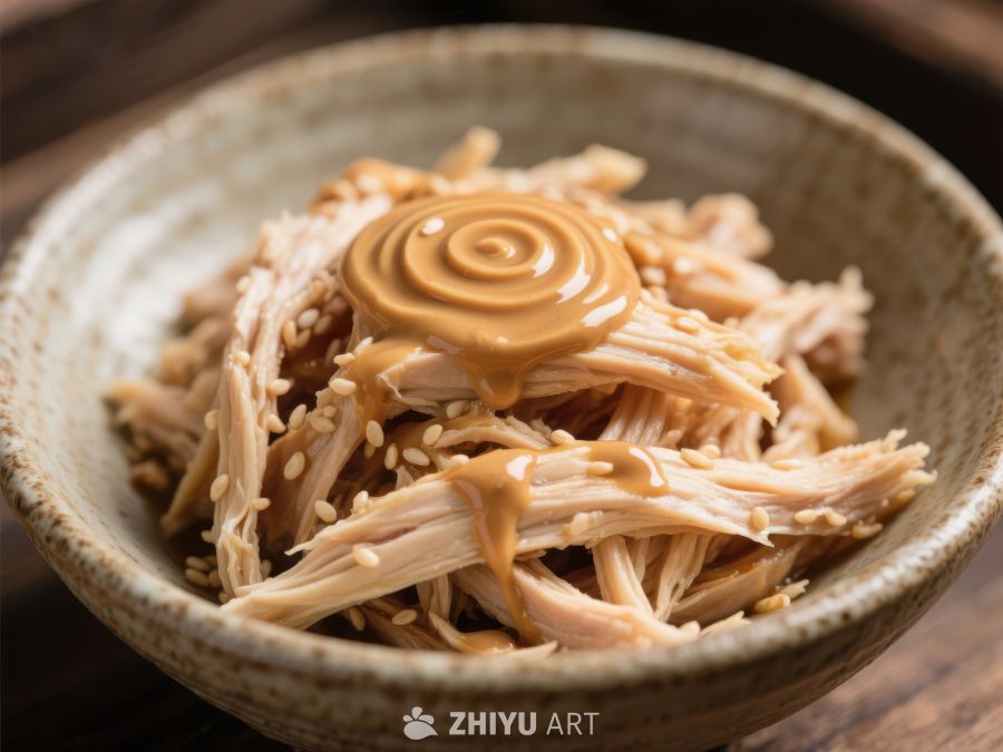 芝麻酱拌鸡丝，美味健康佳肴 1783