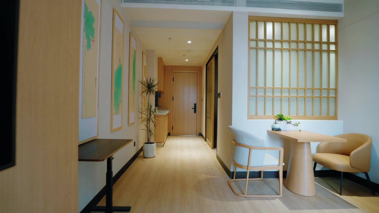 日式风格走廊静景