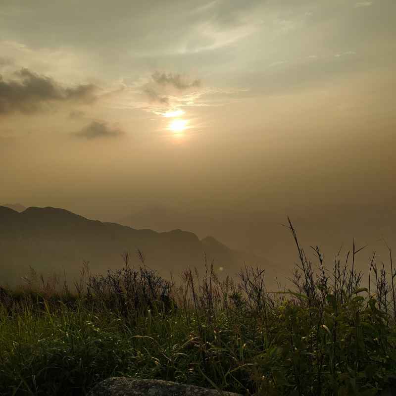 武功山的日出