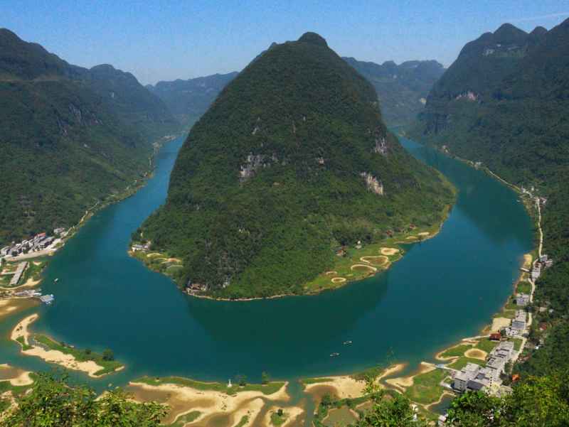 东兰红水河第一湾景象 15