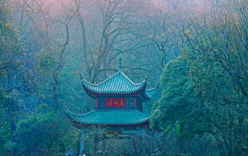 长沙；爱晚亭；岳麓山；文化地标