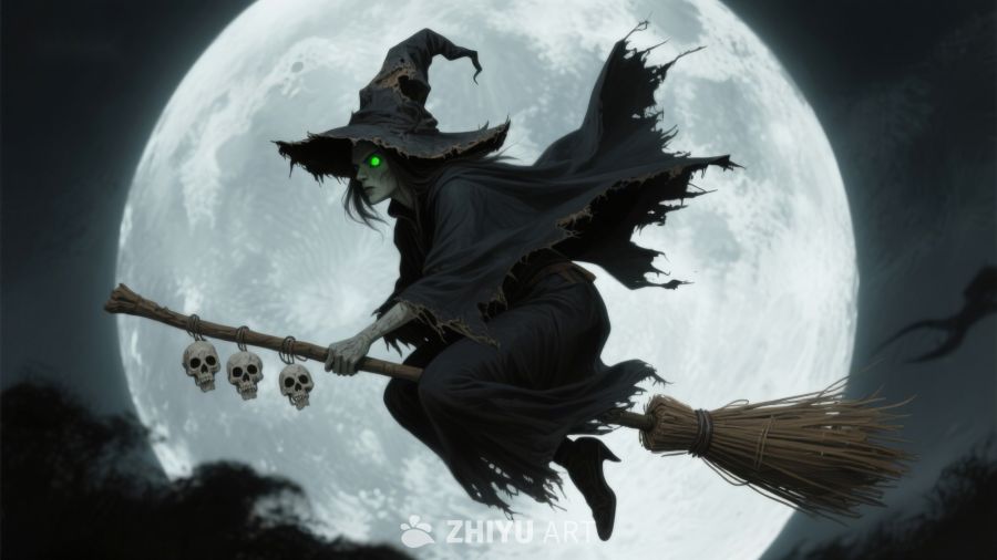 巫师夜空飞行