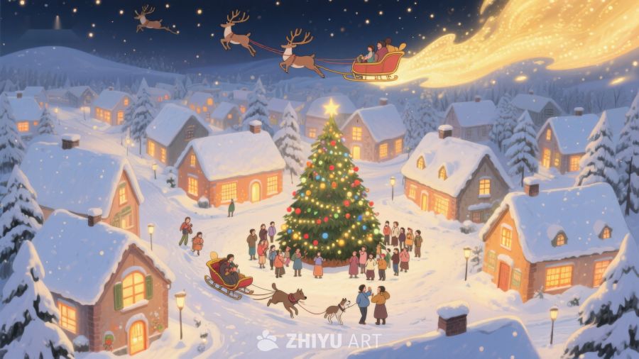 圣诞夜雪村欢聚 228