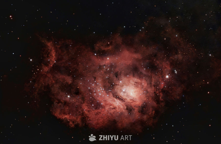 红色星云的神秘之美