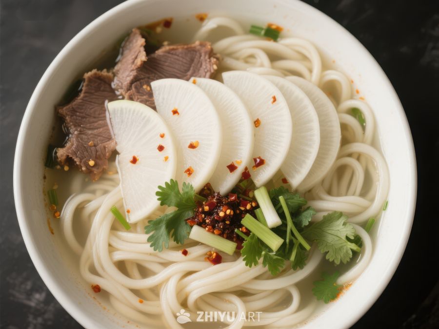 牛肉萝卜汤面，香辣诱人 761