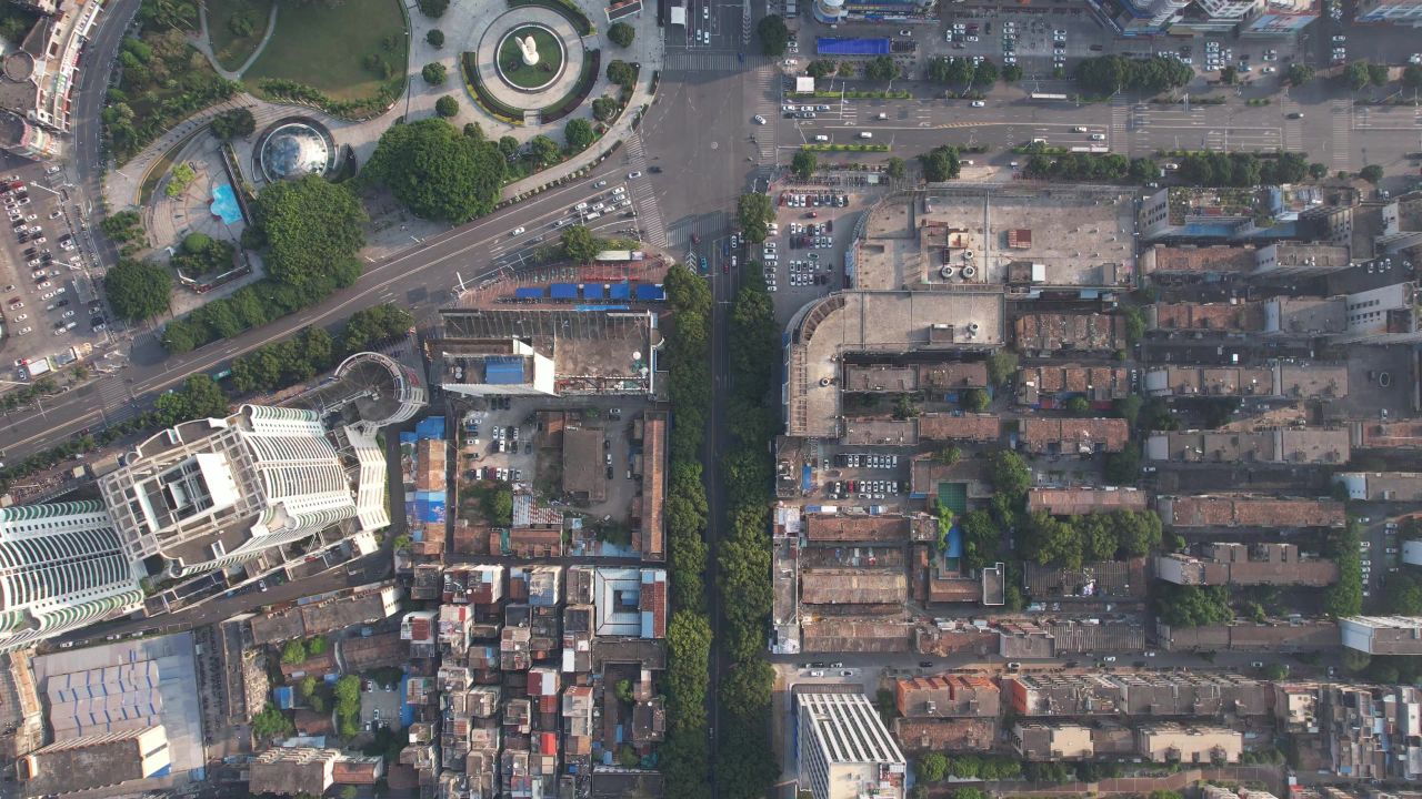 广西北海城市风光旅游景区航拍 