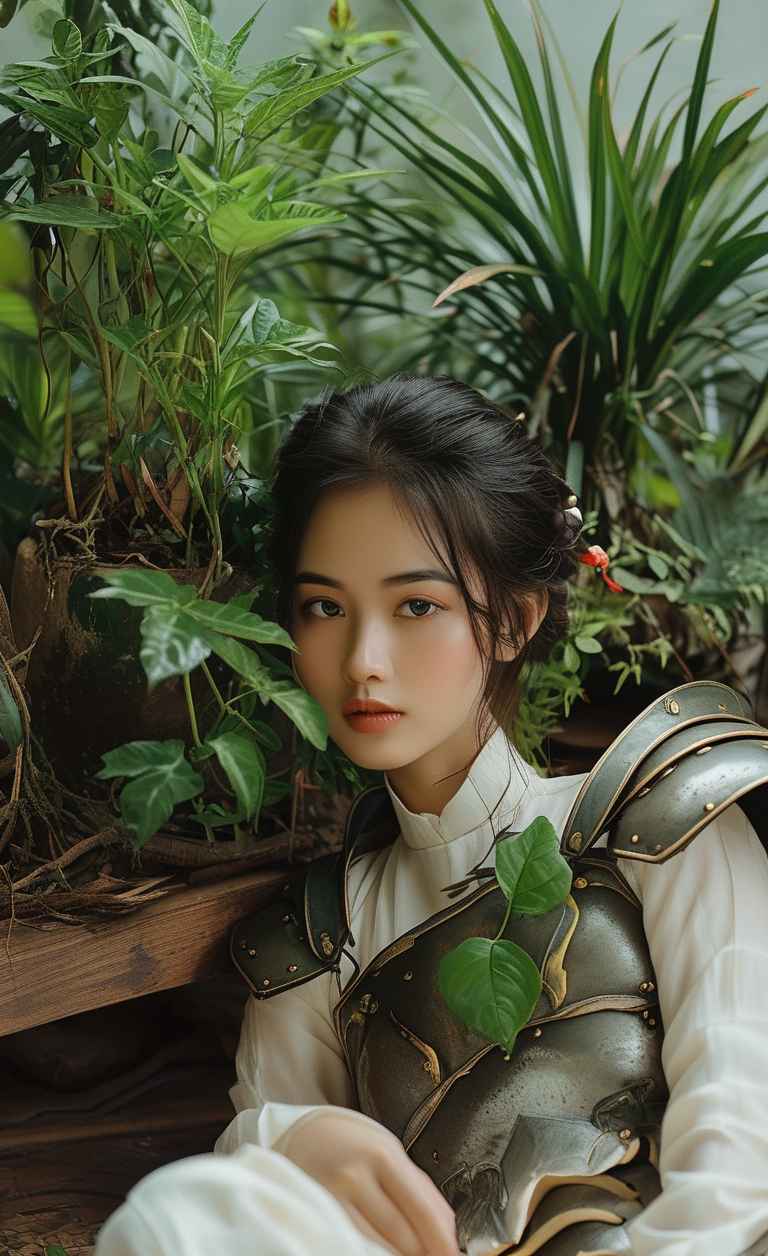 野人美女户外植物 21