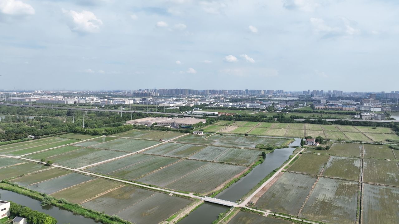 4K航拍乡镇工业区 5