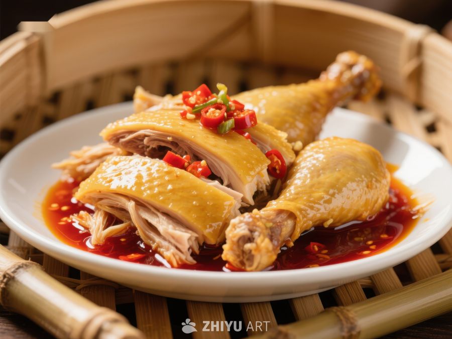香辣蒸鸡，美味诱人 1643