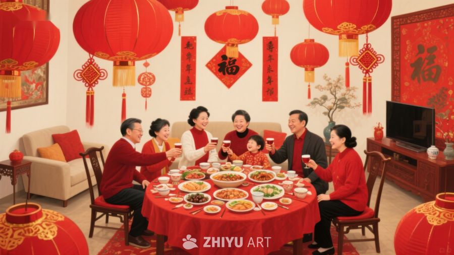 家庭欢聚共庆新春佳节 53