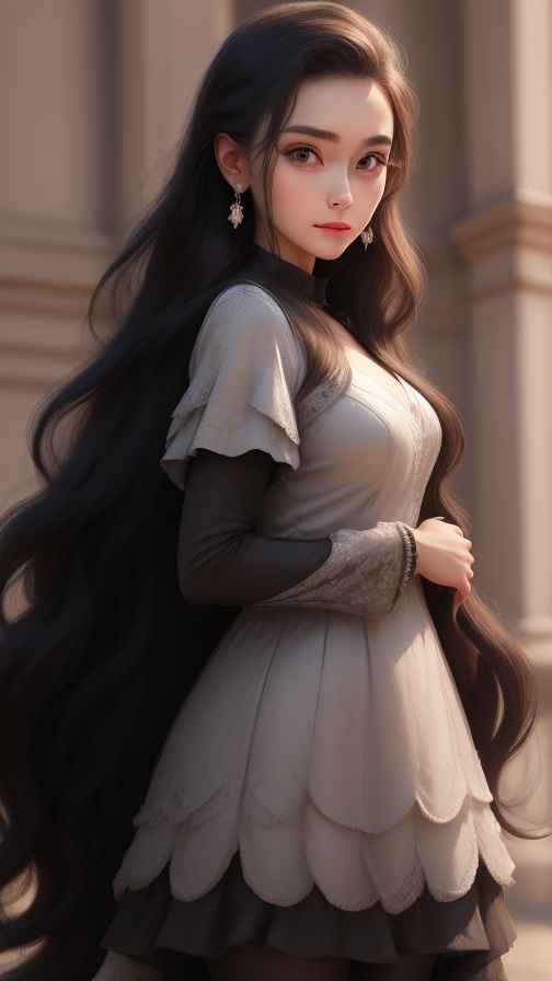 美女身材好看穿什么都好看
