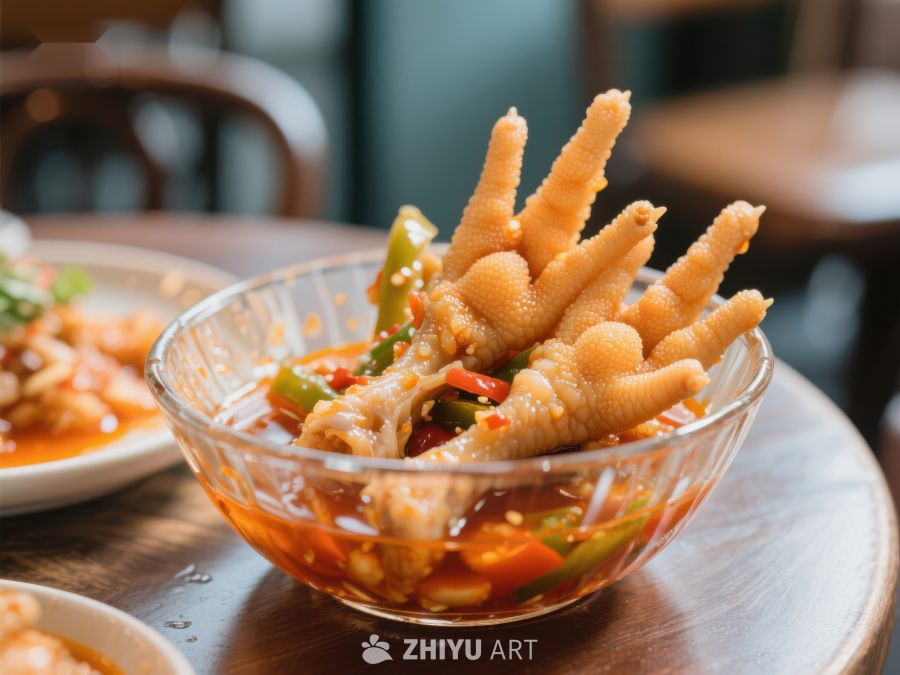 麻辣鸡爪，鲜香四溢的美味佳肴 919