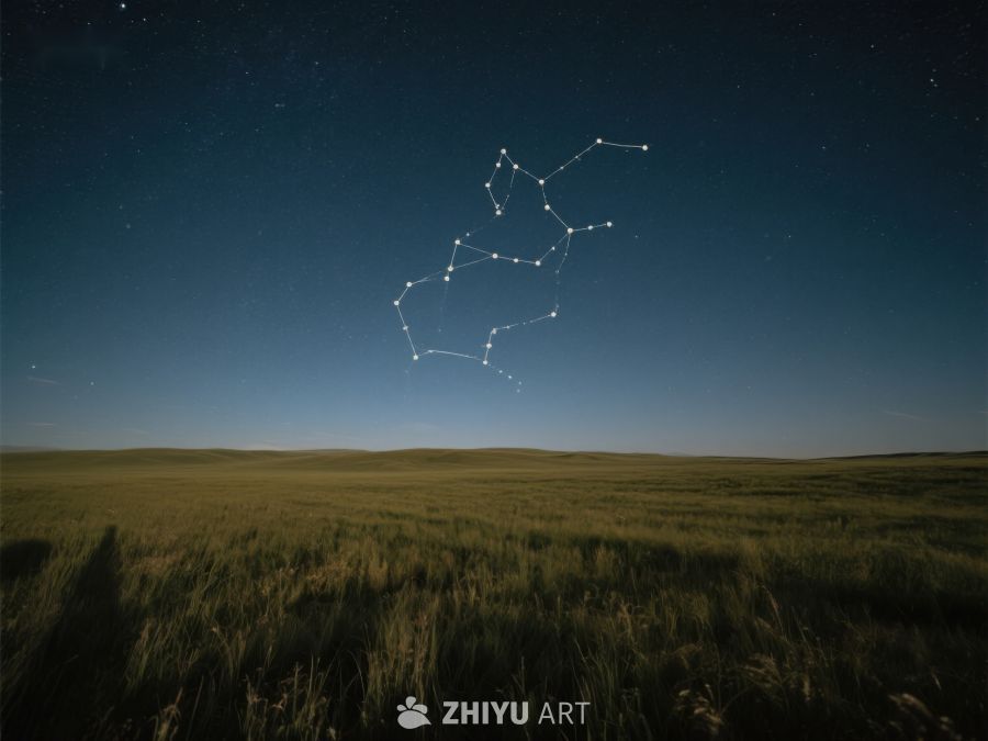 夜空下的草原星座 286
