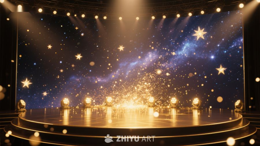 星空舞台灯光璀璨 795