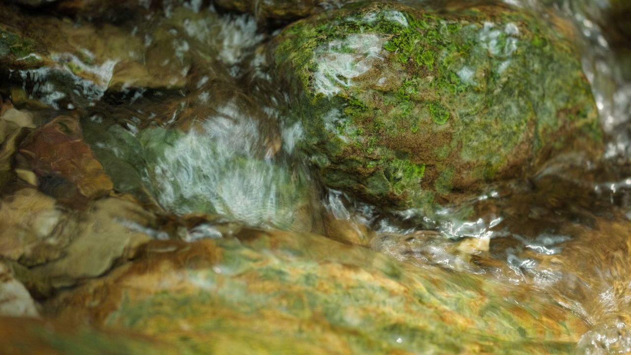 清澈山泉水温泉矿泉水小溪山涧 6