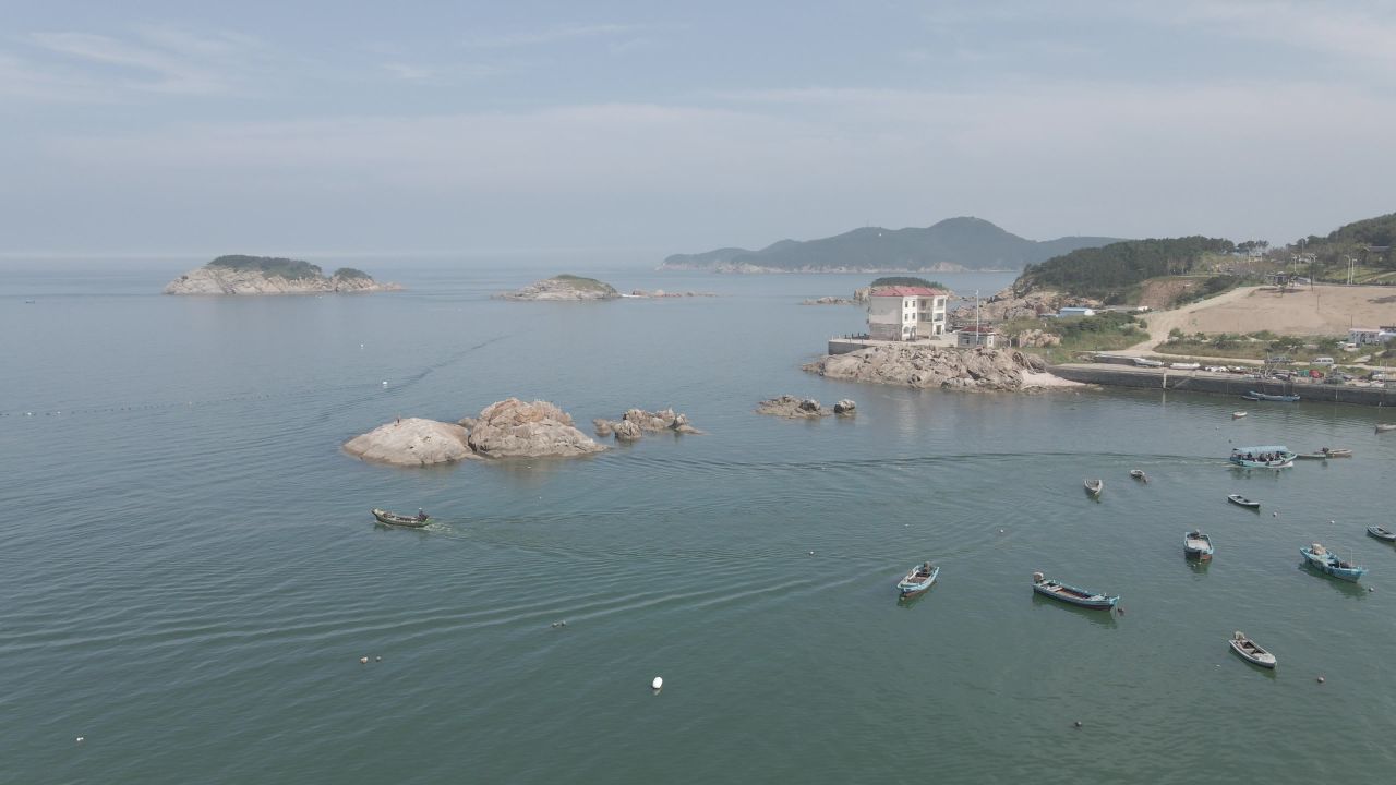 威海半月湾航拍 2