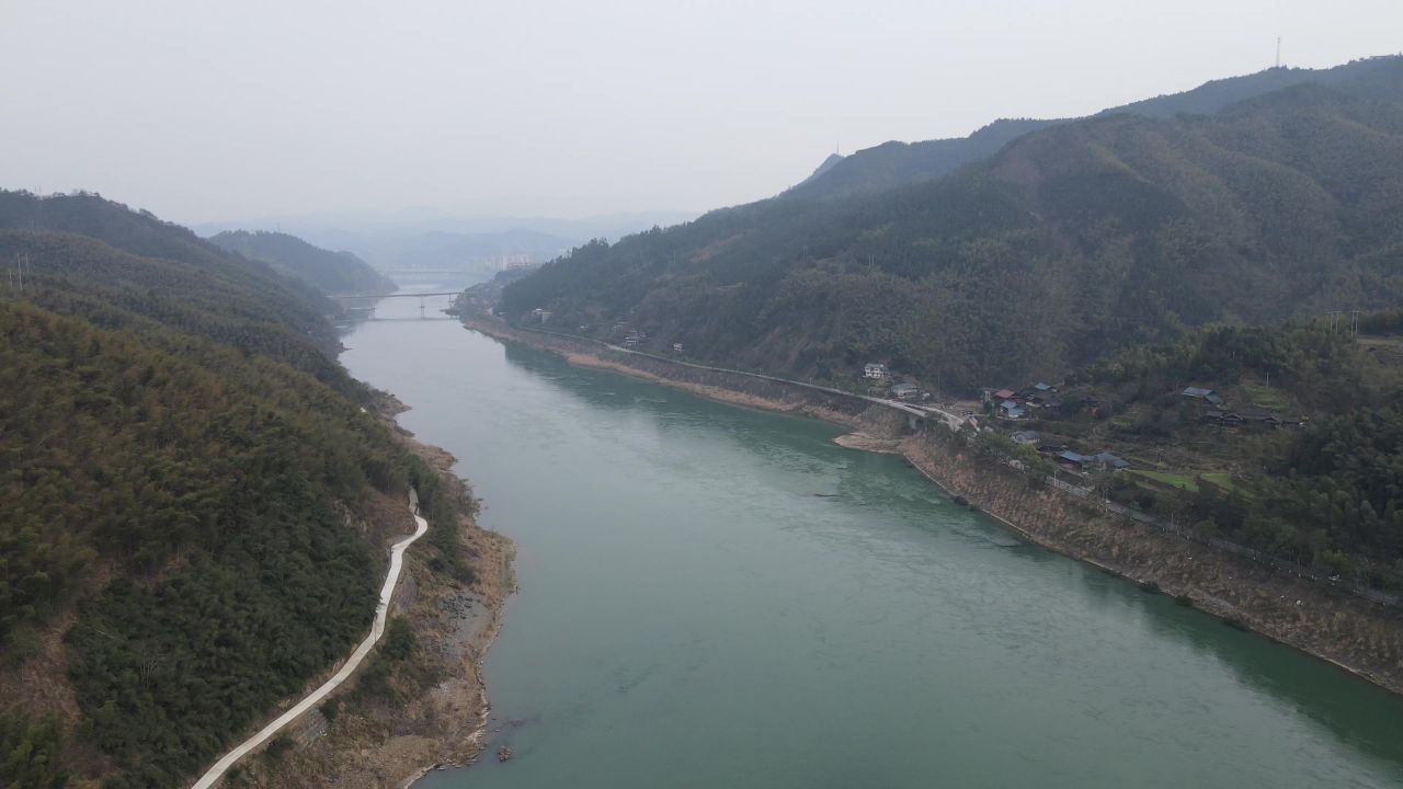 湖南沅江风光航拍 