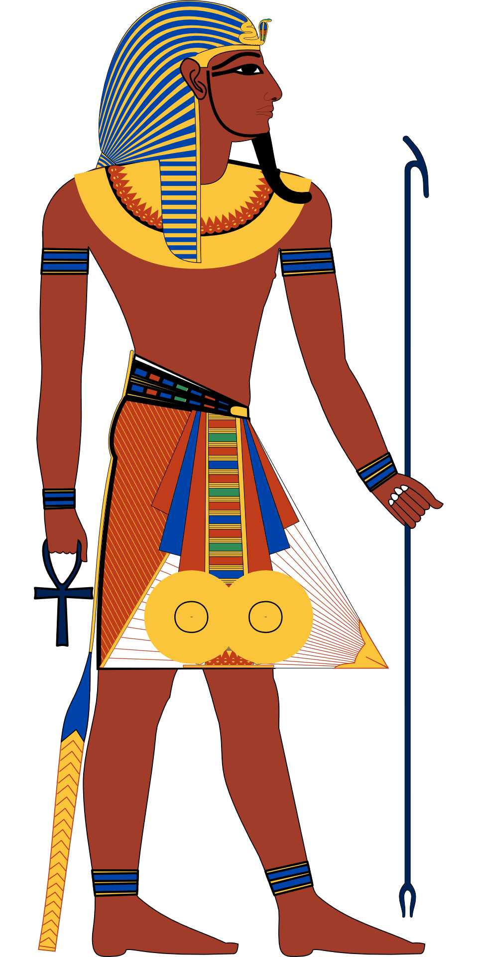 埃及古代历史法老战士男男性象形文字