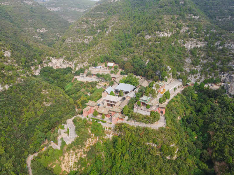 航拍山西晋城古建风光 34