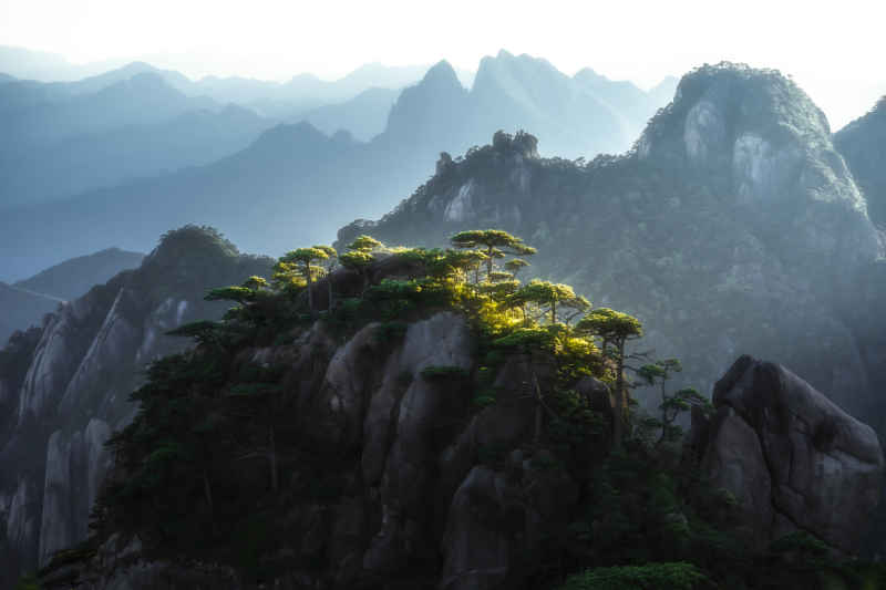 三清山日出时分
