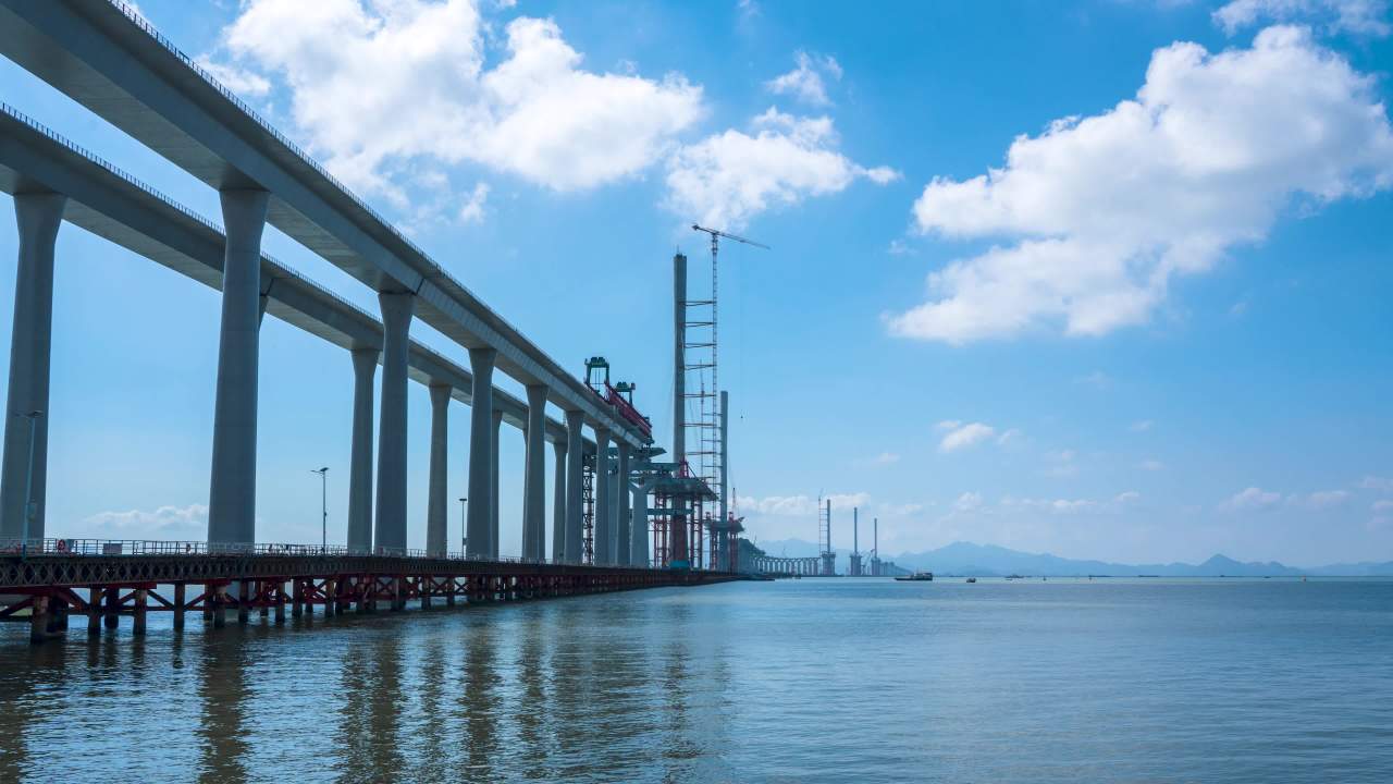 黄茅海跨海大桥 二三