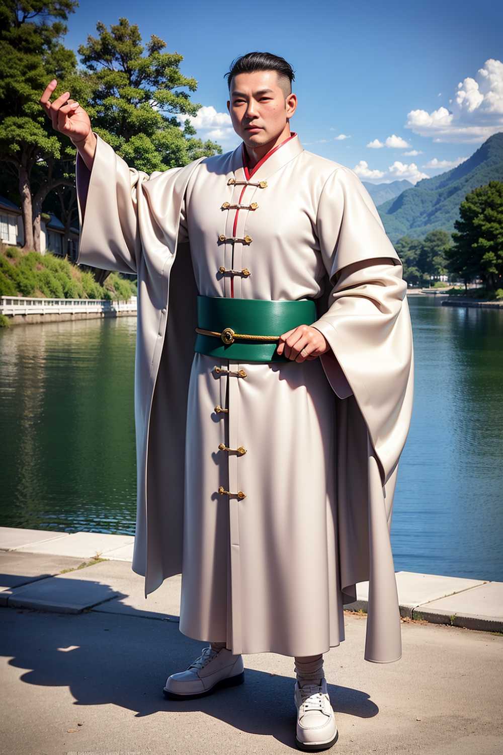 白鹤亮翅