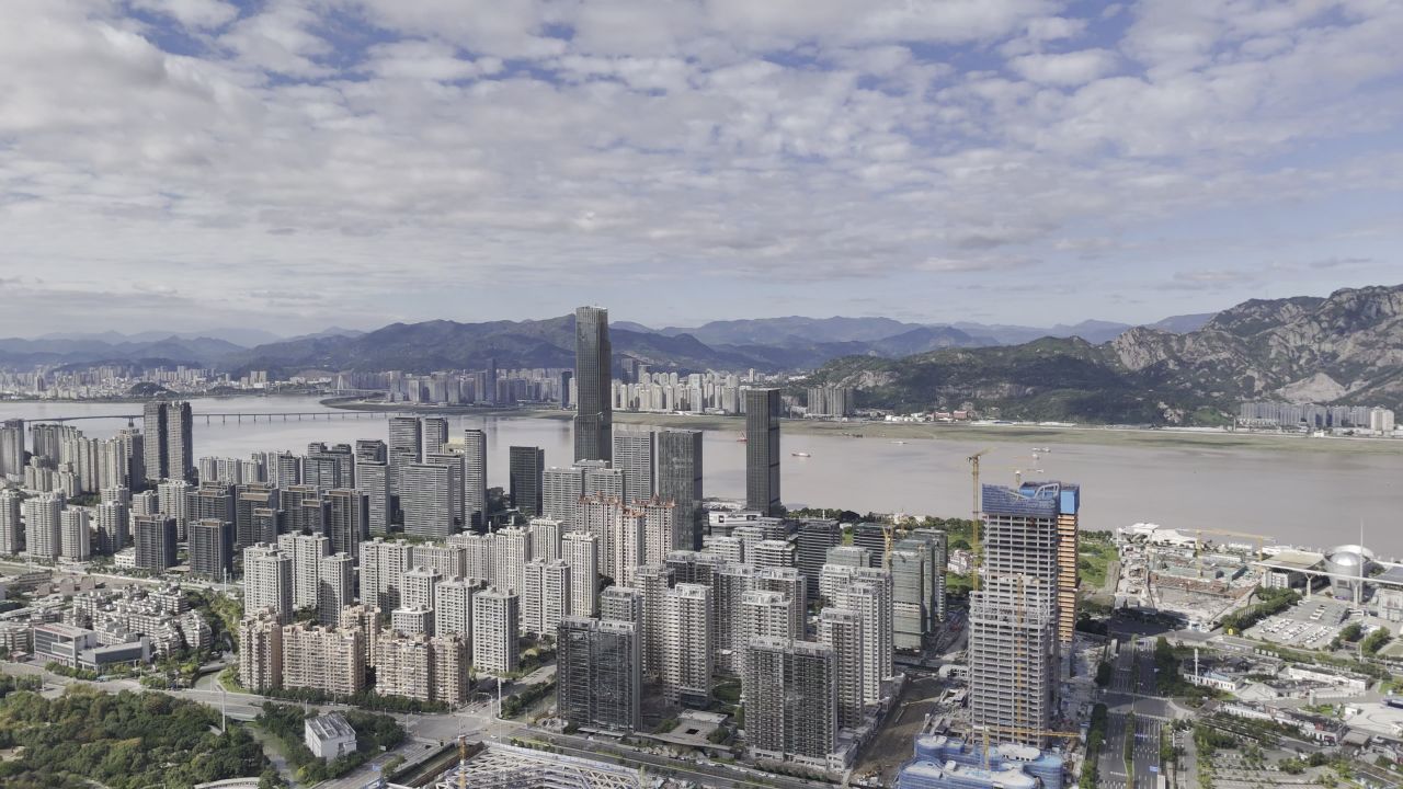 温州晴天城市航拍 12
