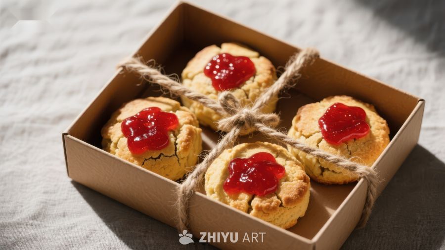 草莓果酱饼干礼盒