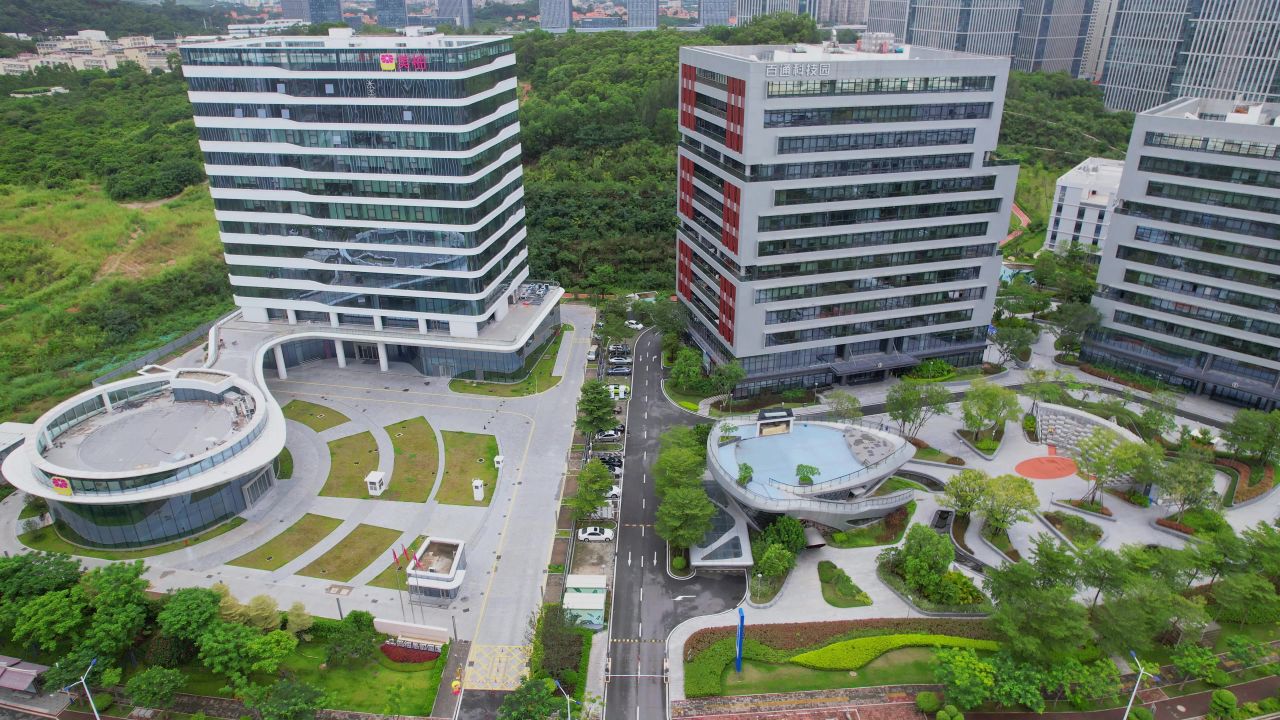 航拍厦门百通科技园