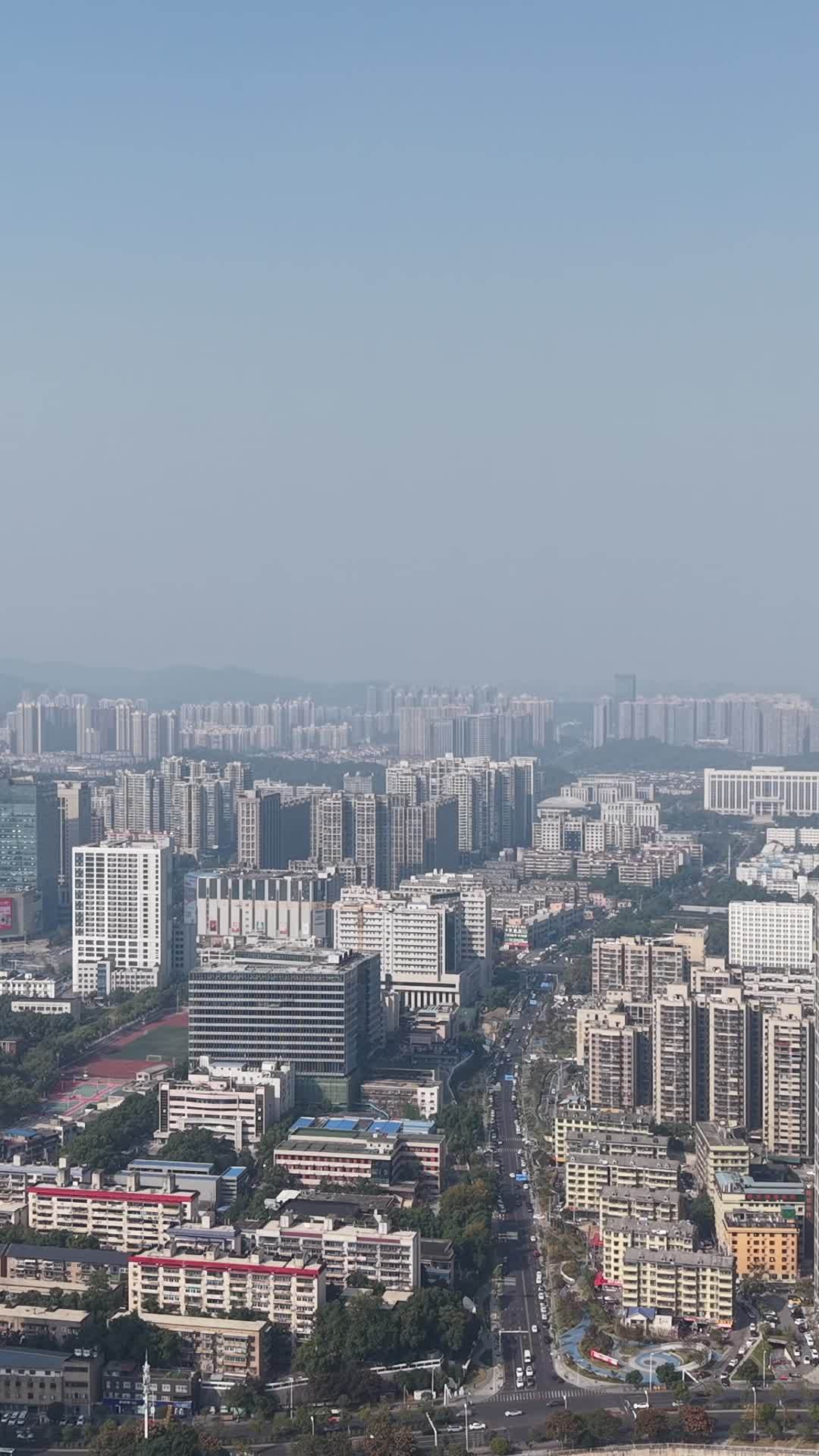现代都市全景俯瞰