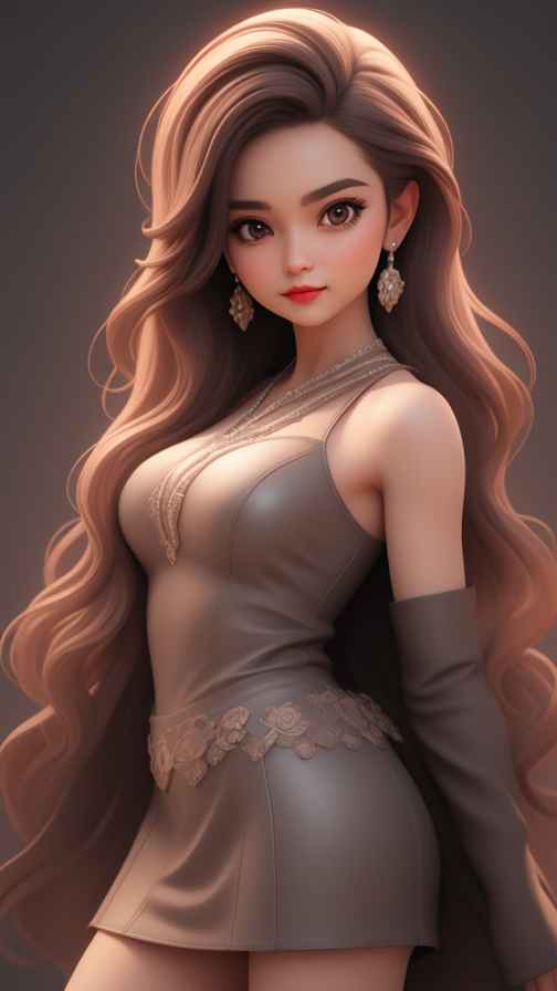 高级感女孩皮衣系列