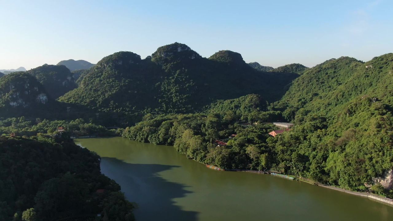 广西柳州龙潭公园航拍
