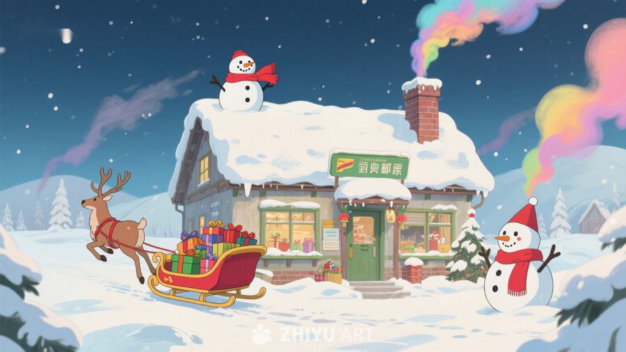 雪夜邮局与圣诞礼物 464