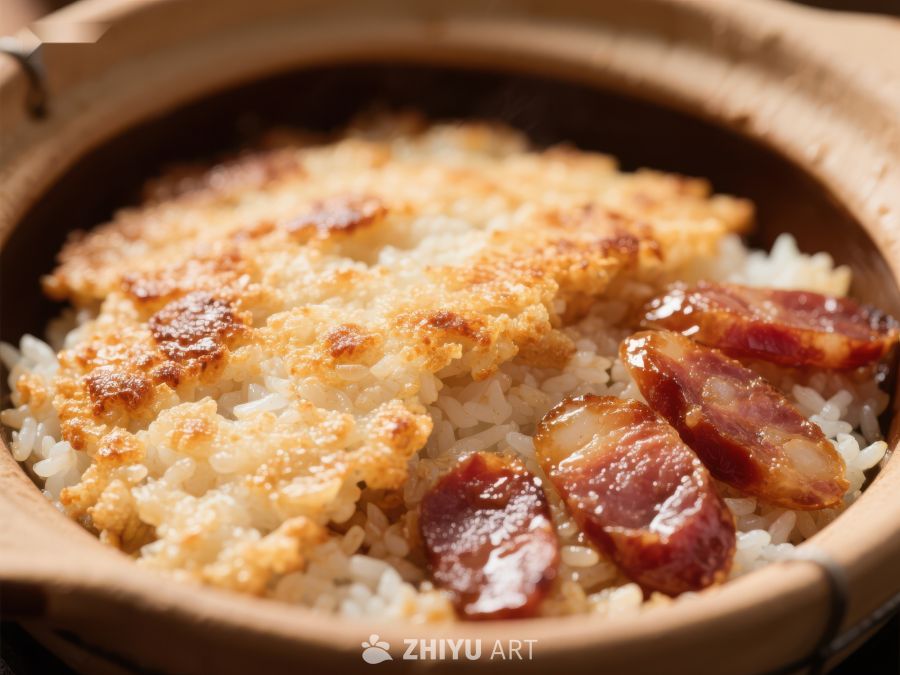 煲仔饭：香脆锅巴与腊味的完美结合 14