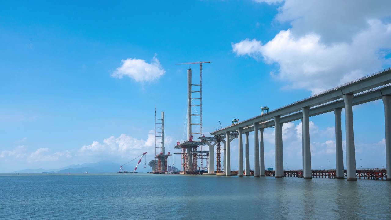 黄茅海跨海大桥二四